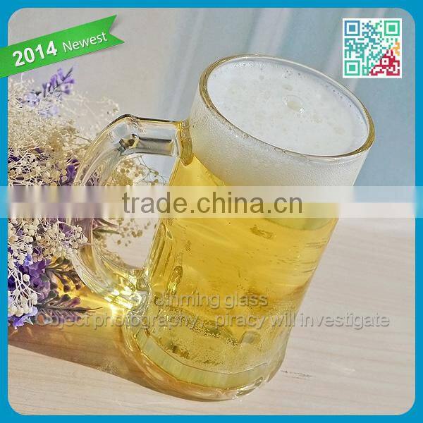 classical vintage heavy tank beer mug with large handle