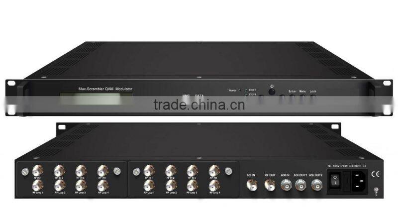 Low Price Tuner input Mux-Scrambling QAM Modulator
