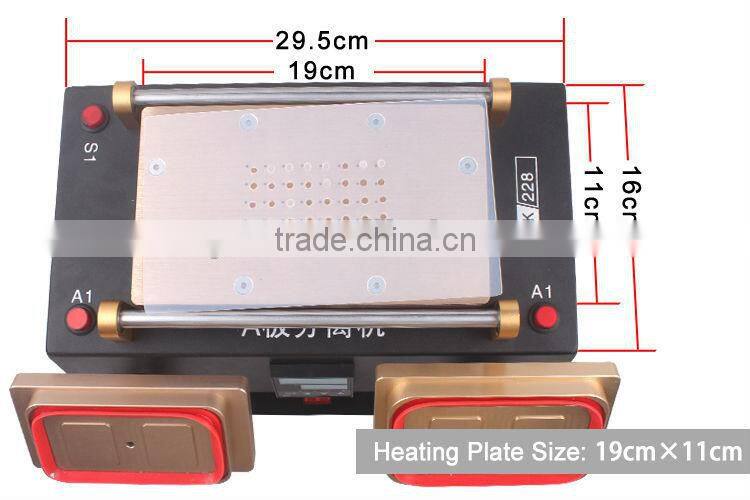 Accepted paypal,LCD frame separator Installing machine for repairing the mobile for samsung note