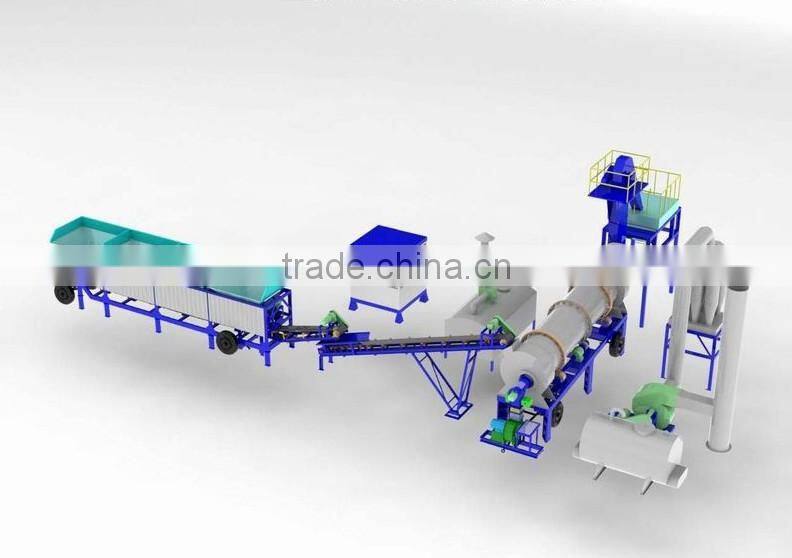 mobile drum bitumen plant
