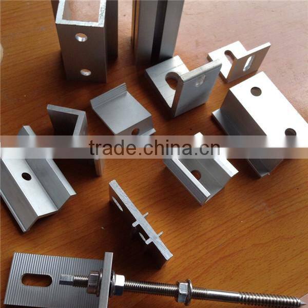 aluminum solar roof clamp for tin roof mounting brackets steel pipe clip fixing clamp mount