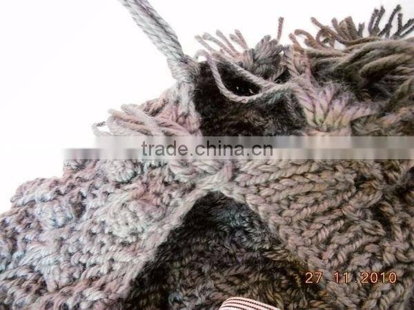 fashion lady knitted shawl