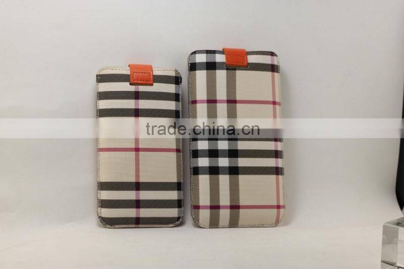 PU leather material,phone pouch bag case compatible different phone brand