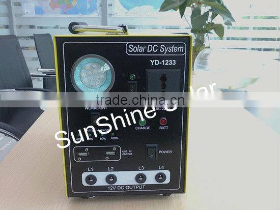 Portable solar light system,portable system for house