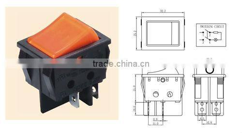 Superior 16a rocker switch 250v t125 r11