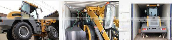 ZL16f wheel loader with log clamp trailer