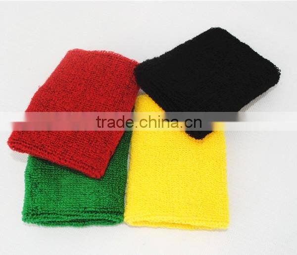 quick-drying sweat absorbing polyester cotton wristbands wholesale
