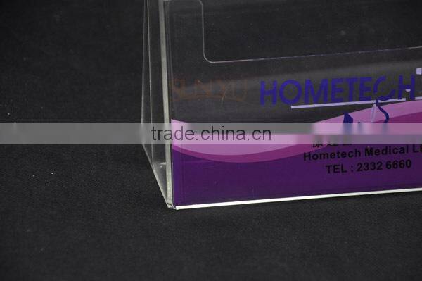 New Products Custom Clear Acrylic Leaflet Shelf