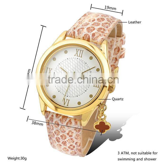 Wholesale Fashion Jewelry Leather Custom Watch Manufacturer