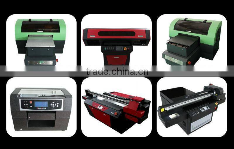 2016 shenzhen bestdasin A2 size 42cmX80cm 40cmx60cm Digital Glass Painting Machine UV Flatbed Printer factory Price