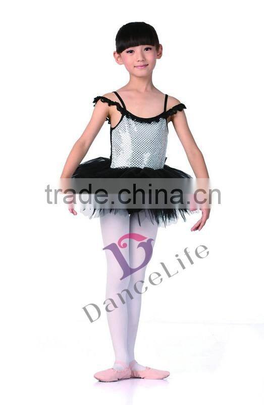 C2236 girls princess ballet tutu dress, kids tutus shiny top performance ballet tutu ballet dance costumes