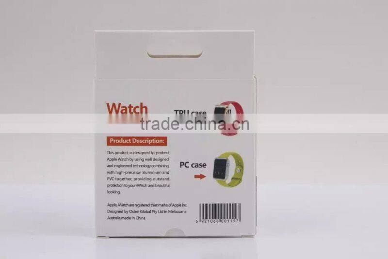 100% perfect fit for apple watch 38mm aluminum Plating pattern case