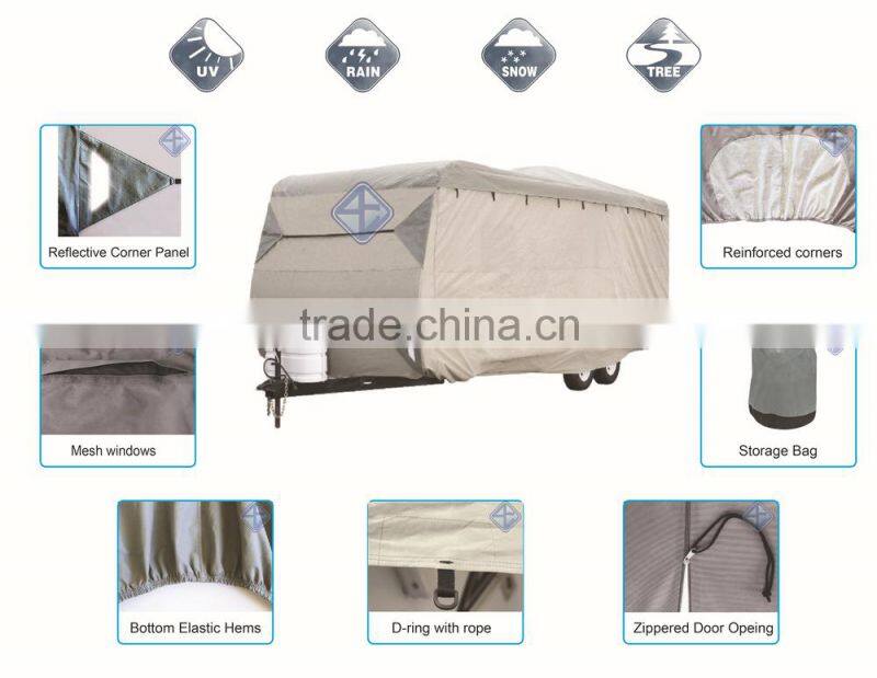 Deluxe 18' - 20' Travel Trailer Cover