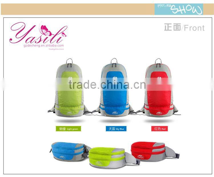 2014 outdoor Nylon & polyester folded bag