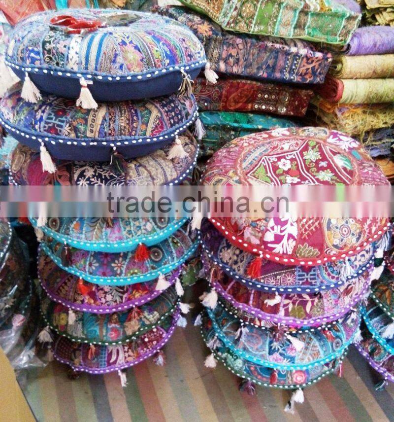 buy handmade online round footstool ottoman
