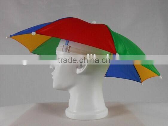 rainbow hat shape umbrella