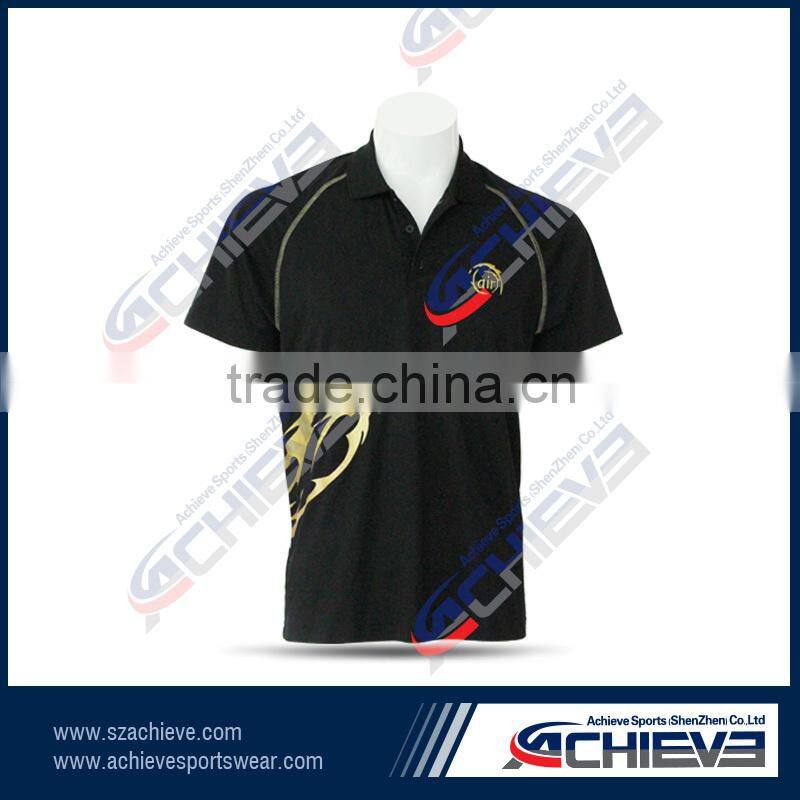 Professional sale elegant plain black sublimation cricket jerseys