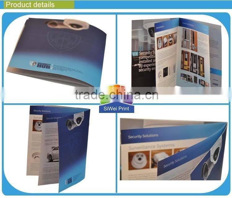 Fashion book printing,video brochure in printing factory
