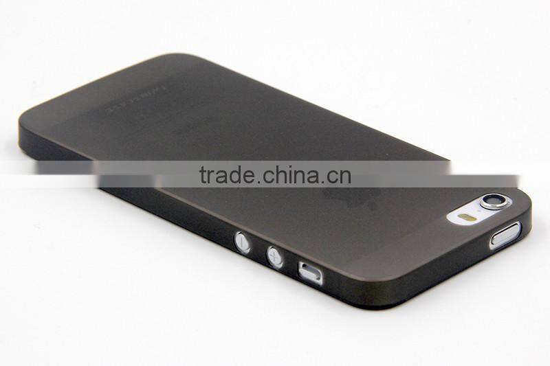 PP cell phone covers for iPhone SE with three sided design