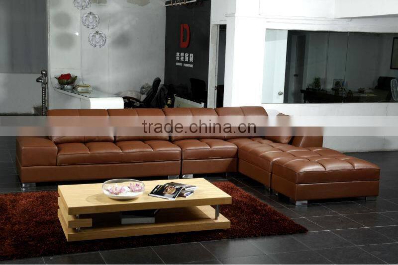 2016 modern L shape leather sofa set AL160