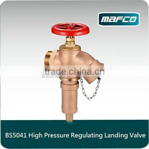 PRV high pressure regulating landing valve for wet riser system