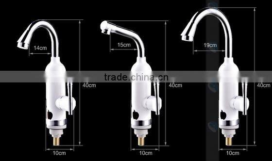 Temperature intelligence display electric heater faucet