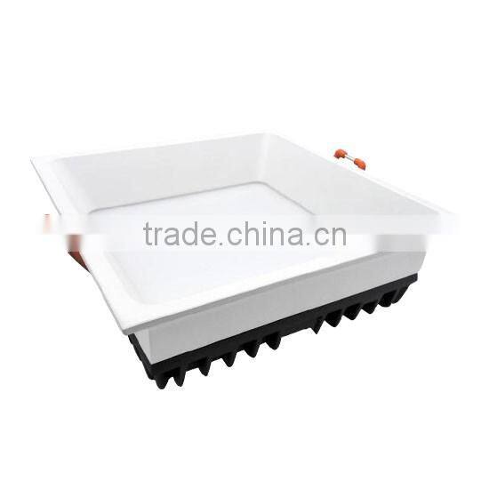 Downlight led aluminum body high quality square shape led downlight light 15w