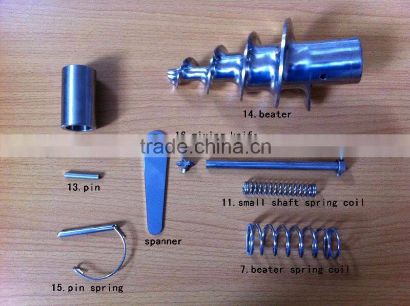 178T Stainless table top ice cream and smoothies mixer with metal cup made in China