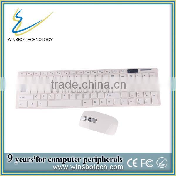 2.4GHz fashion designed wireless keyboard mouse combo