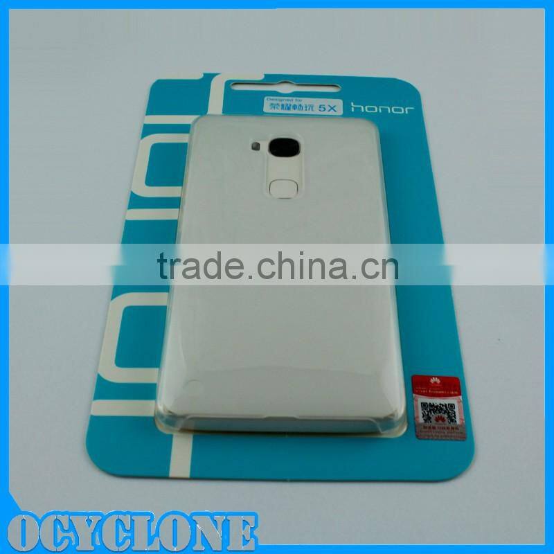 Waterproof Cell Phone Case Back Cover PC Scrub Bumper for Huawei Hornor X5