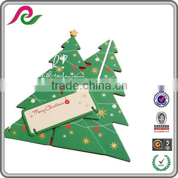 tree design hot sale display stand greeting cards paper