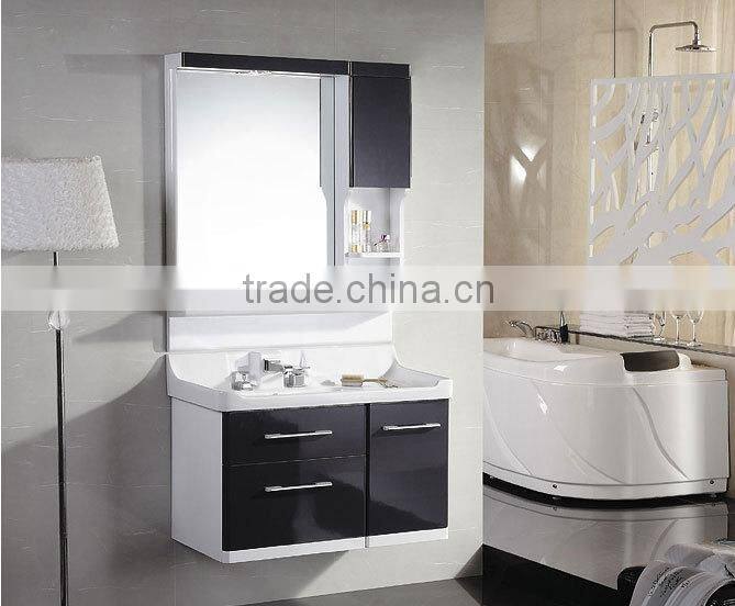 ROCH 8030 Wall hung Solid Wood Bathroom Vanity High Gloss Varnish