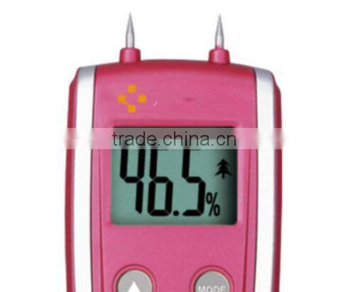 2 pin steel probe Digital wood moisture meter with LCD display for testing moisture