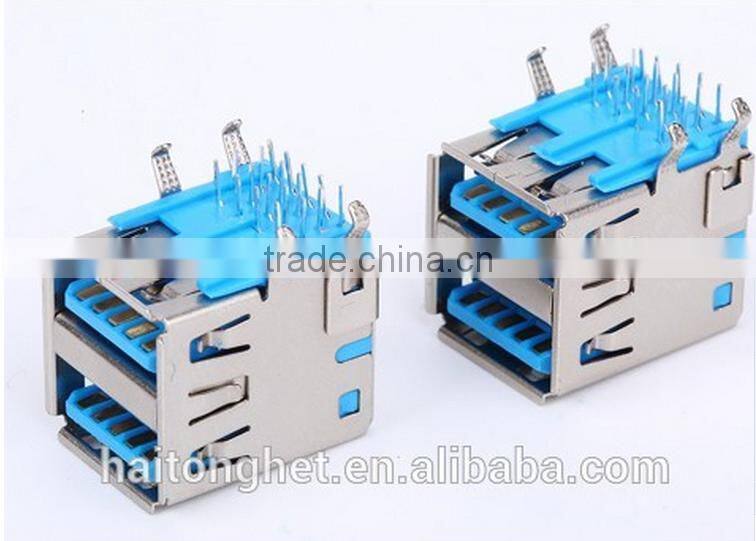 environmental AF dual usb socket right angle female USB socket