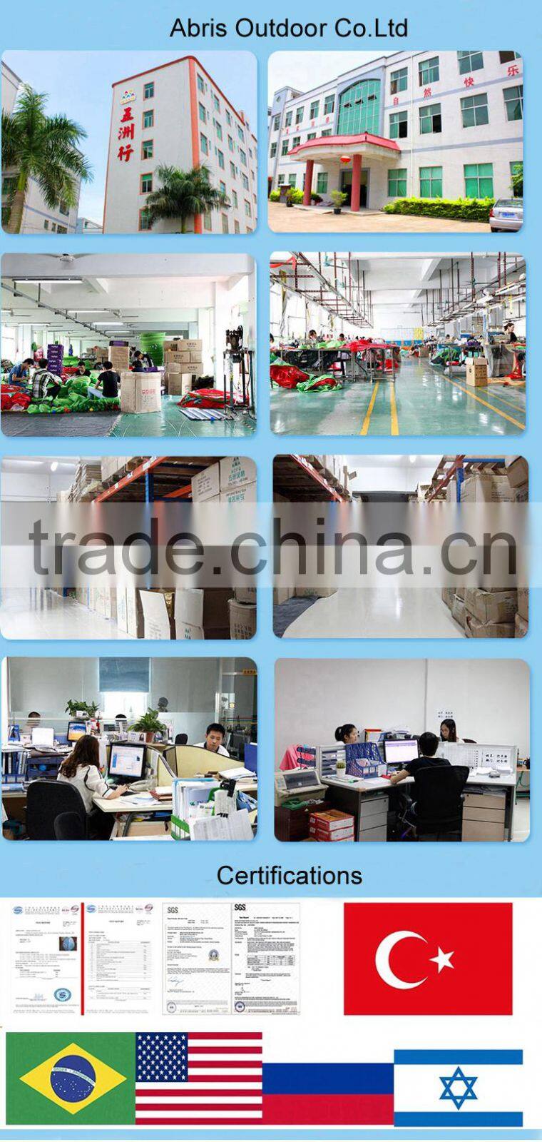 High quality big family 5 person outdoor works tent