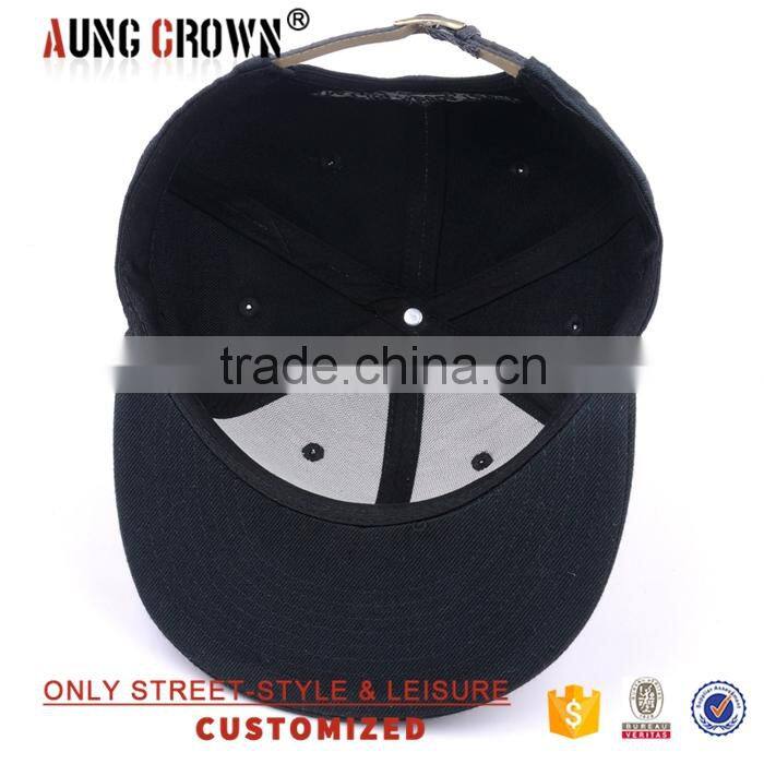 3D puff embroidery snapback cap