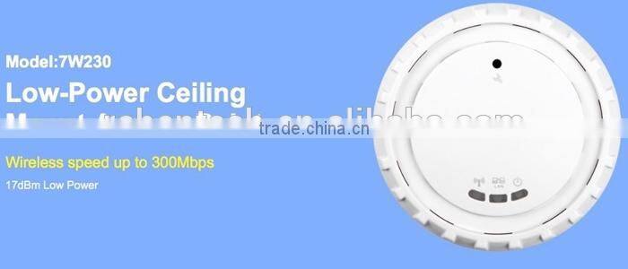 17dBm Low-Power Ceiling Mount Access Point AP Wireless speed up to 300M WiFi Repeater