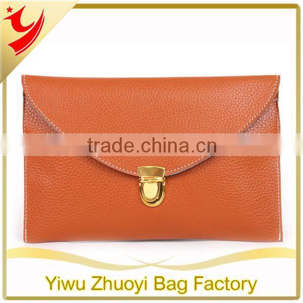PU and Polyester Material Women Hand Bag/ Clutch Bags/Envelope Fashion with Train
