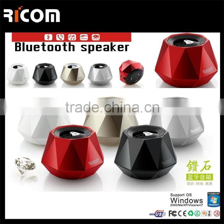 Ricom diamond shape bluetooth 3.0 version portable speaker--S609-Shenzhen Ricom