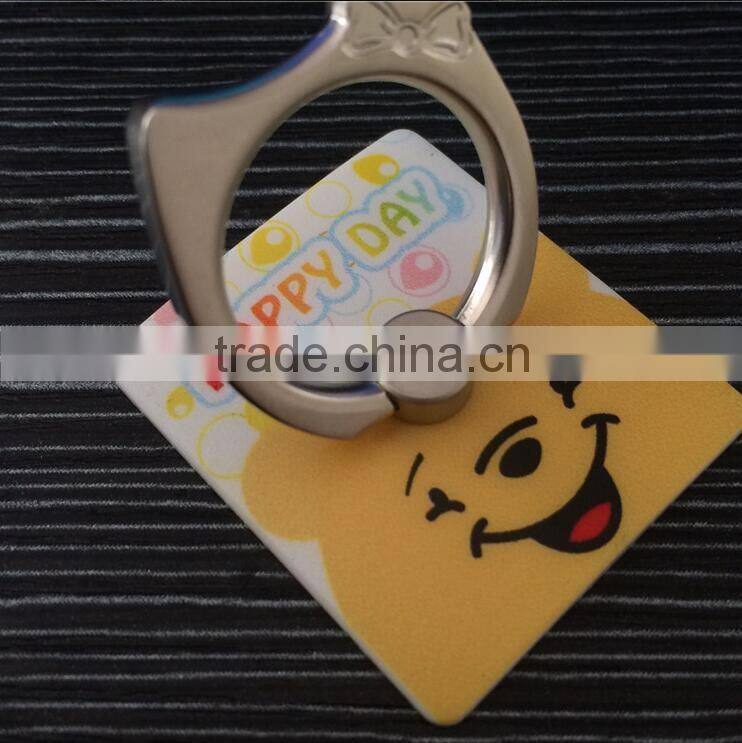 Hot sell universal portable plastic mobile phone ring holder for desk