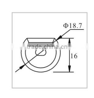 2015 SMD3528 10 MM PCB Milky IP67 extrustion aluminum profile for Kitchen cabinet