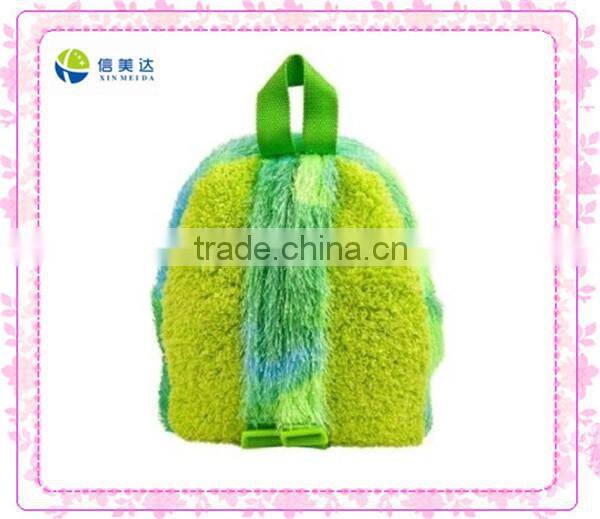 Green monster custom plush backpack