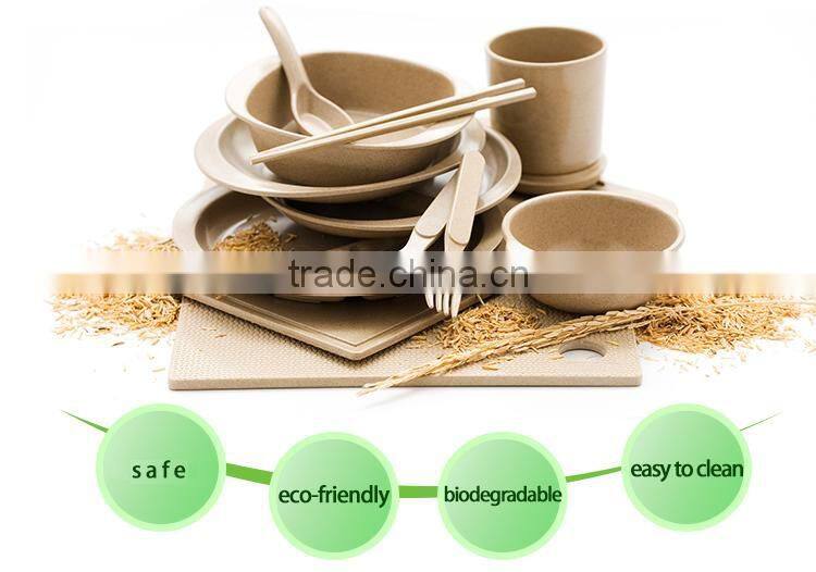 biodegradable christmas gift kids dinnerware set