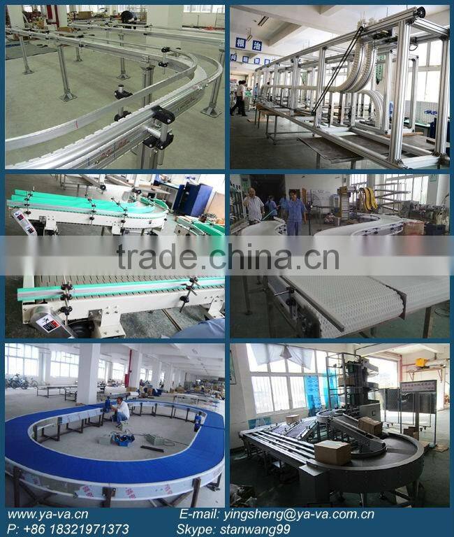 90 degree slat chain conveyor by customized