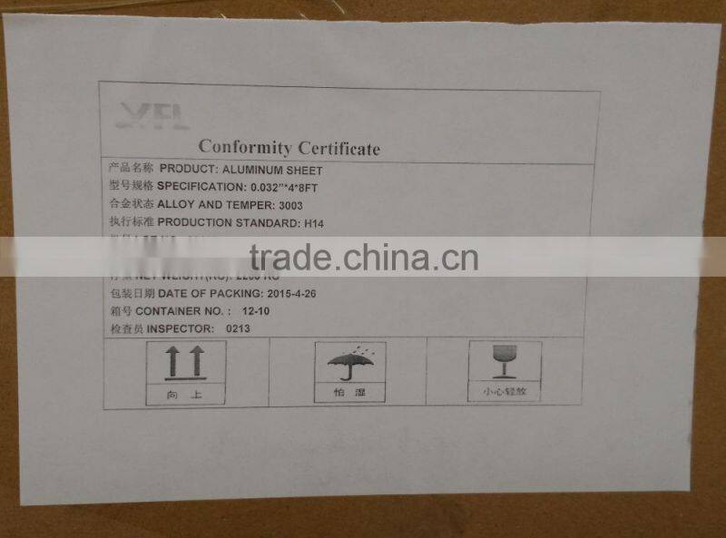 Color Coated Aluminum Coil for Various Application Width 500-1600mm
