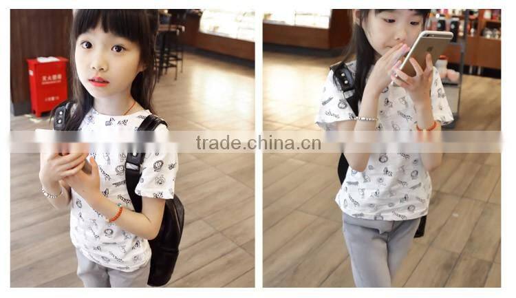 Wholesale Stylish Soft Breathable Round Neck Children T-shirt