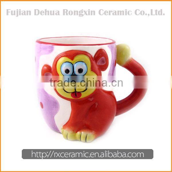 Favorable price high quality animal cartoon ceramic mugs for sale