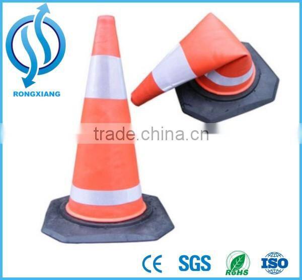 EVA soft traffic cone for roadway safety
