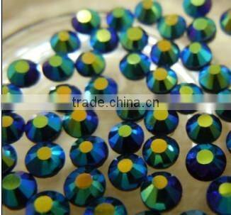 hotselling ss20 jet black AB dmc rhinestone hot-fix for clothing