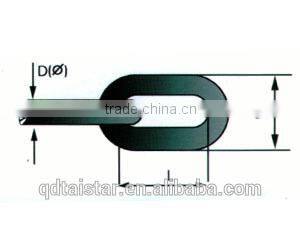 Galvanized anchor chain, galvanized welded chain